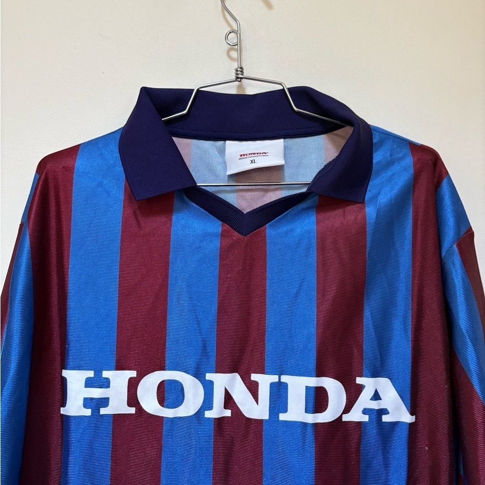 NWOT Urban Outfitters Honda Long Sleeve Soccer Jersey Polo Tee Size XL - Picture 7 of 13